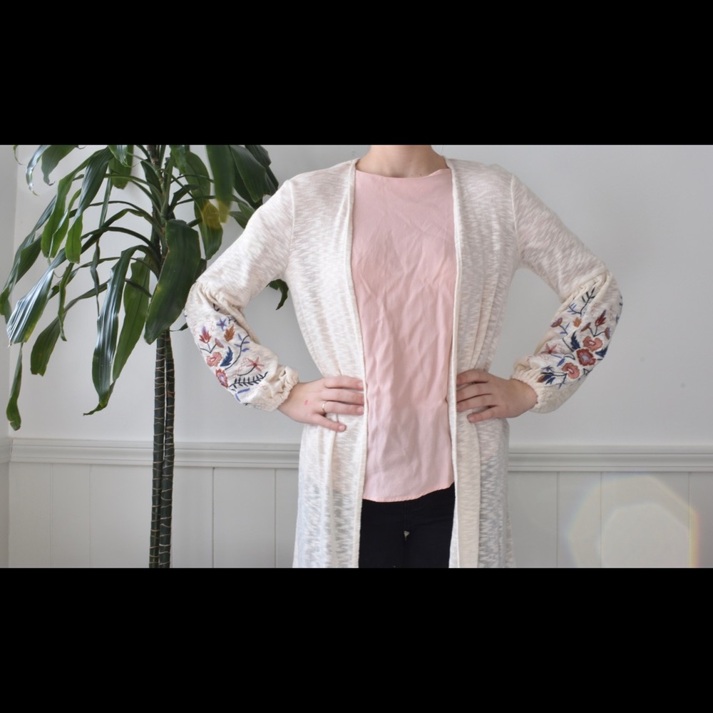 Boho long cardigan